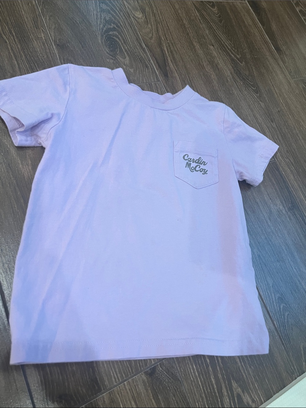 Cardin McCoy Kids Short Sleeve Pocket Tee in Light Purple